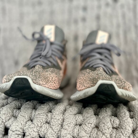Adidas AlphaBounce Running Shoes Speckled Gray & Pink– Size 6.5 - Picture 3 of 15